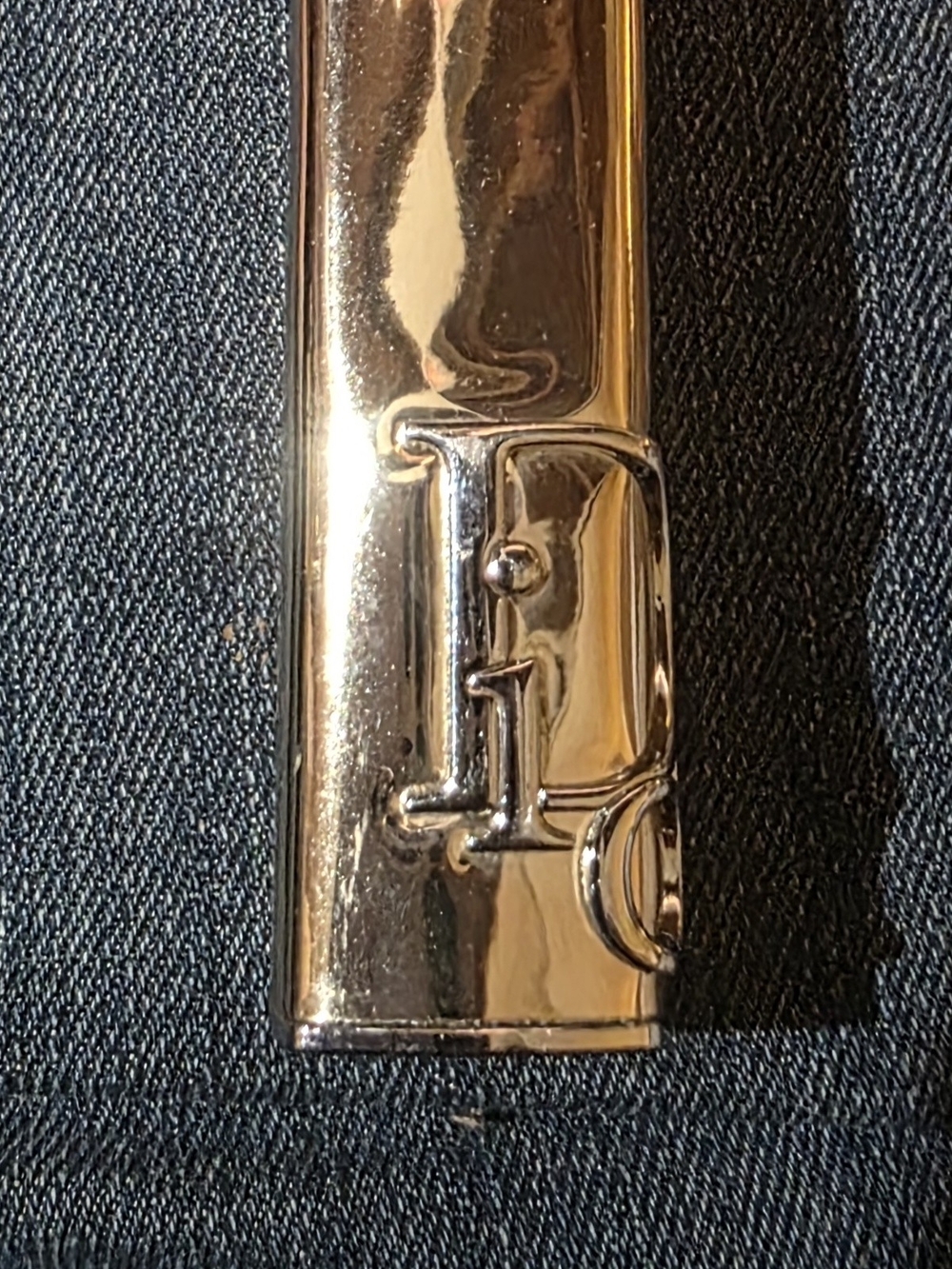 Dior Lipstick Case METALLIC GOLD Limited Edition Holiday 2022-23